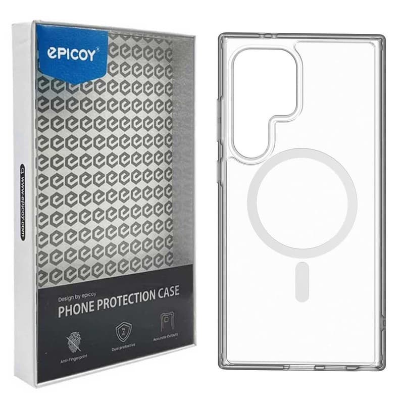 قاب اپیکوی مدل Transparent Magsafe مناسب برای گوشی موبایل سامسونگ Galaxy S25 Ultra