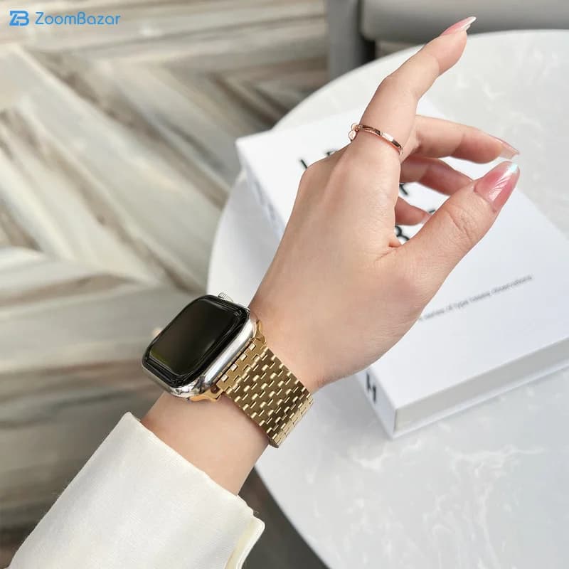 بند اپیکوی مدل Cartier Gears مناسب برای اپل واچ 42/44/45/49 میلی متری — تصویر ۱۰
