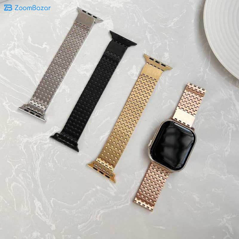 بند اپیکوی مدل Cartier Gears مناسب برای اپل واچ 42/44/45/49 میلی متری — تصویر ۳