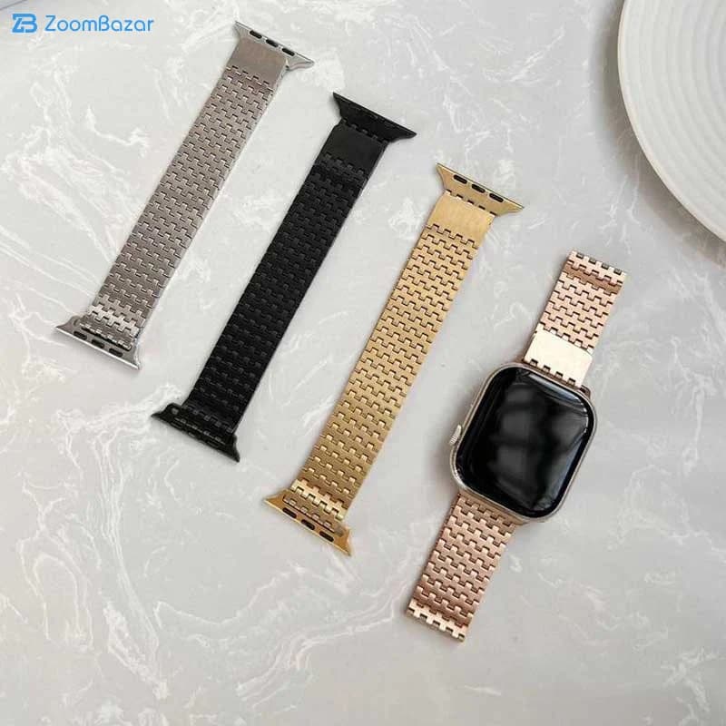 بند اپیکوی مدل Cartier Gears مناسب برای اپل واچ 42/44/45/49 میلی متری — تصویر ۹