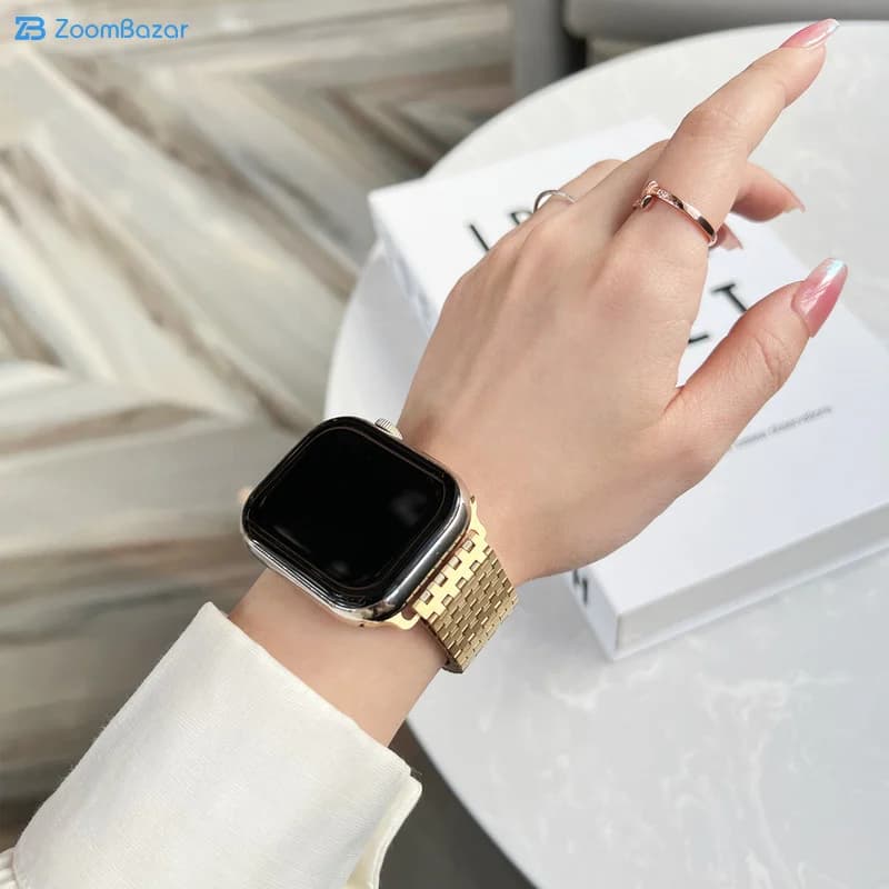 بند اپیکوی مدل Cartier Gears مناسب برای اپل واچ 42/44/45/49 میلی متری — تصویر ۱۱