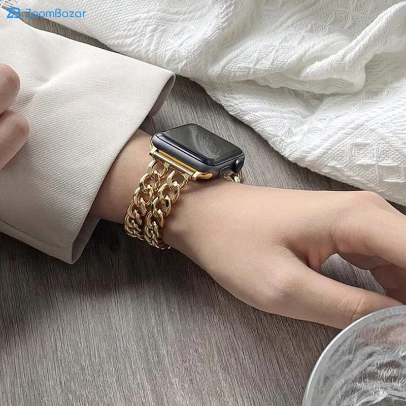 بند اپیکوی مدل Cartier Chains مناسب برای اپل واچ 42/44/45/49 میلی متری — تصویر ۷