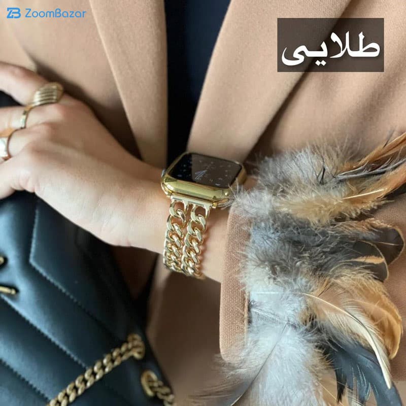 بند اپیکوی مدل Cartier Chains مناسب برای اپل واچ 42/44/45/49 میلی متری — تصویر ۵