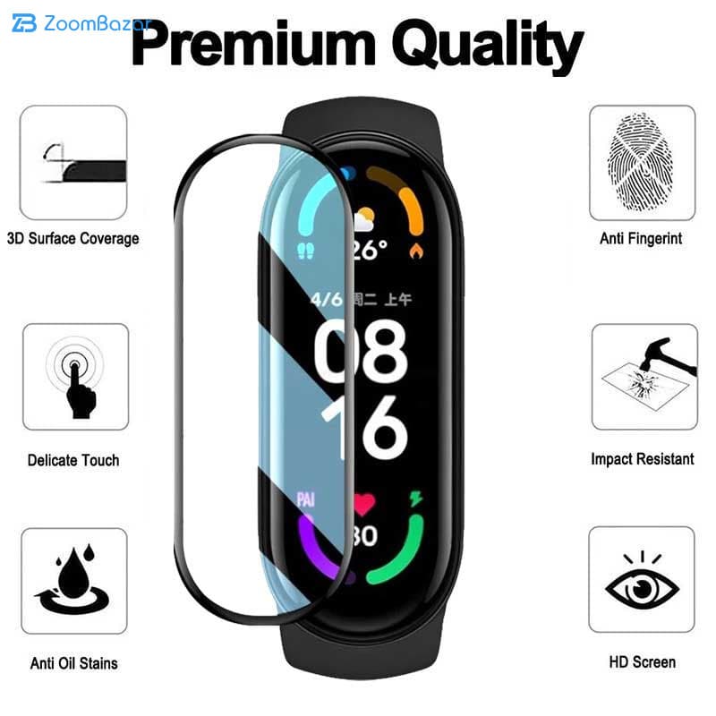 گلس اپیکوی مدل Cactus مناسب برای ساعت هوشمند شیائومی Mi Band 6 — تصویر ۳