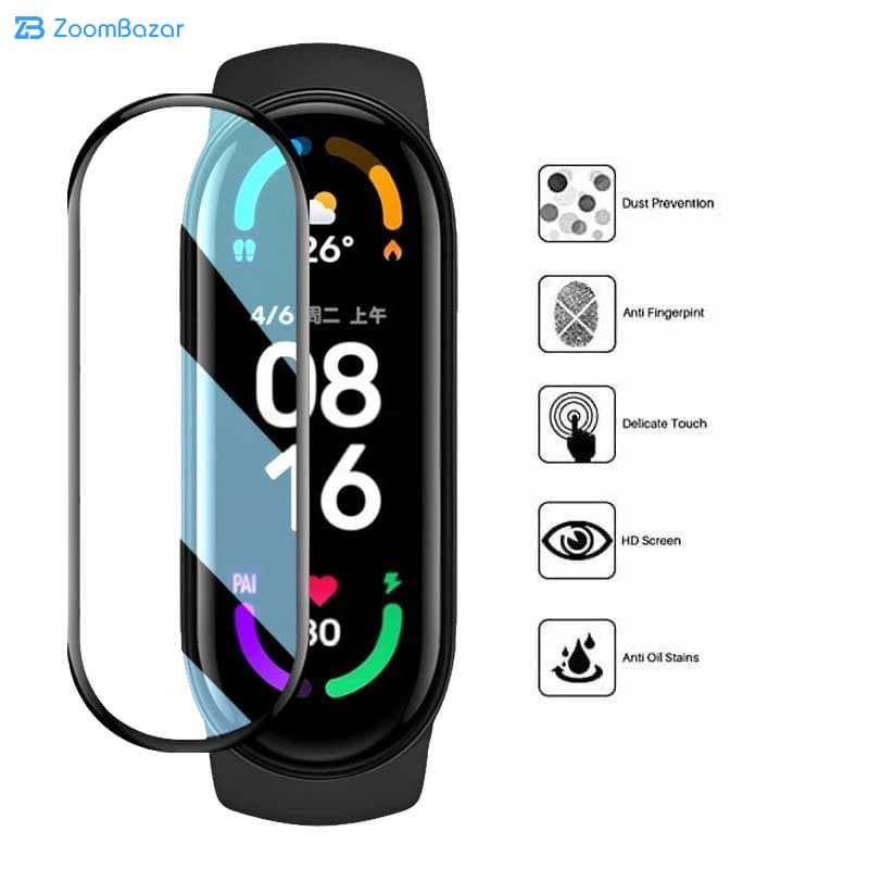گلس اپیکوی مدل Cactus مناسب برای ساعت هوشمند شیائومی Mi Band 6 — تصویر ۶