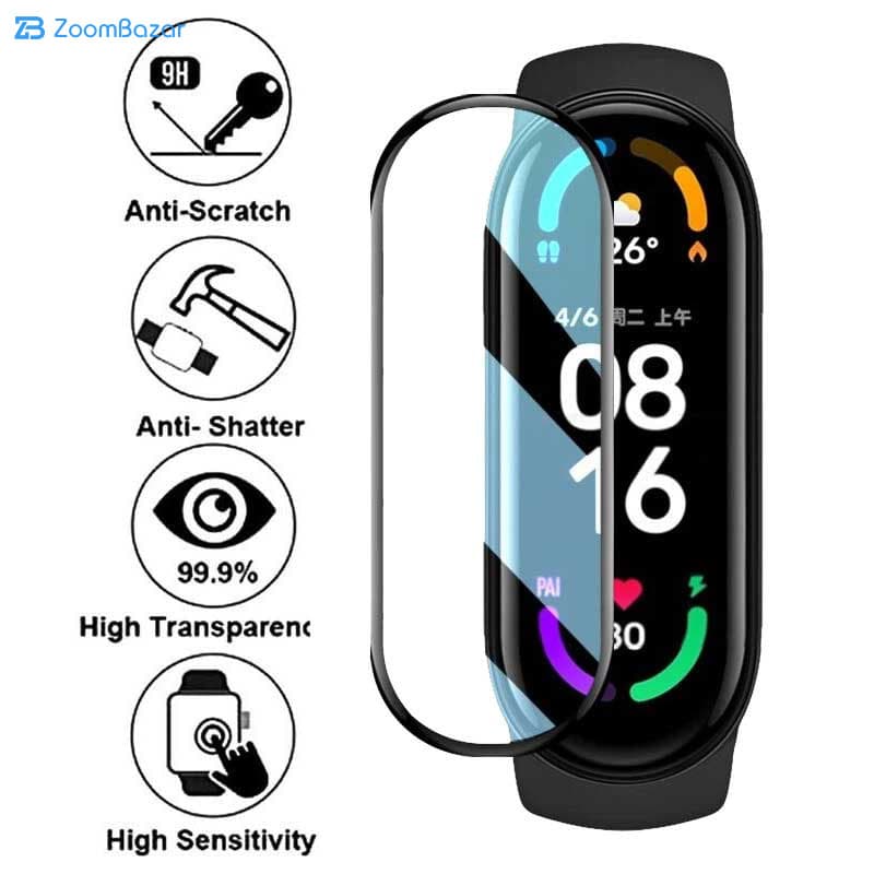 گلس اپیکوی مدل Cactus مناسب برای ساعت هوشمند شیائومی Mi Band 6 — تصویر ۸