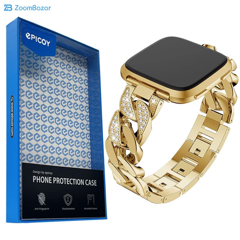 بند اپیکوی مدل Cartier Jewel Loop مناسب برای اپل واچ سری 1/2/3/4/5/6/7/8/SE سایز 38/40/41 میلی متری — تصویر ۲