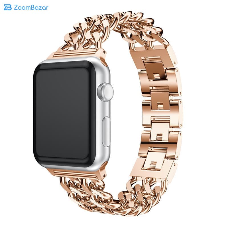 بند اپیکوی مدل Cartier Loop مناسب برای اپل واچ سری 1/2/3/4/5/6/7/8/SE سایز 38/40/41 میلی متری — تصویر ۸