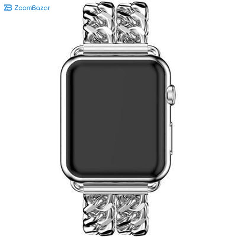بند اپیکوی مدل Cartier Loop مناسب برای اپل واچ سری 1/2/3/4/5/6/7/8/SE سایز 38/40/41 میلی متری — تصویر ۷
