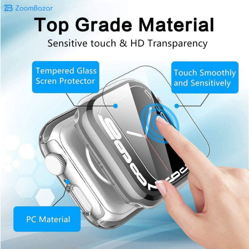 قاب اپیکوی مدل Cover Apple Watch مناسب برای اپل واچ 44 میلی متری سری 4 / 5 / 6 / SE / SE2 — تصویر ۷