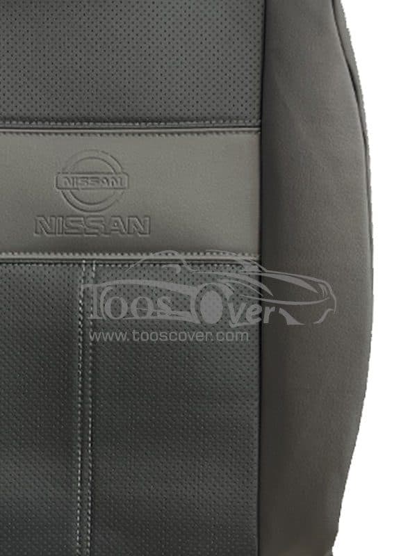 روکش صندلی نیسان پیکاپ چرم طوسی کد 4068 — تصویر ۲