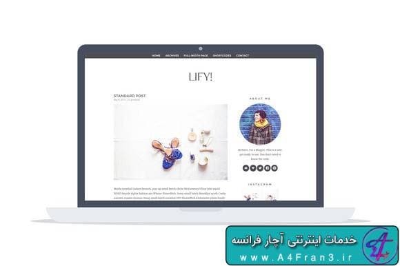 دانلود قالب وردپرس Lify