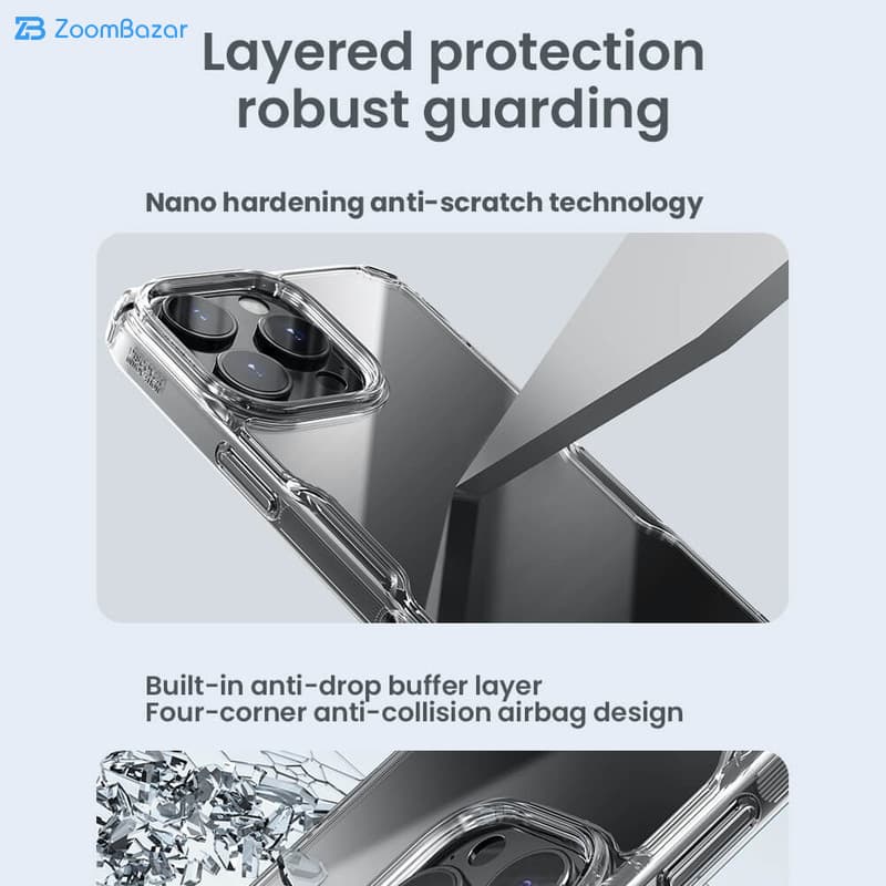 قاب نیلکین مدل Nature TPU Pro مناسب برای گوشی موبایل اپل iPhone 16 Pro Max — تصویر ۸