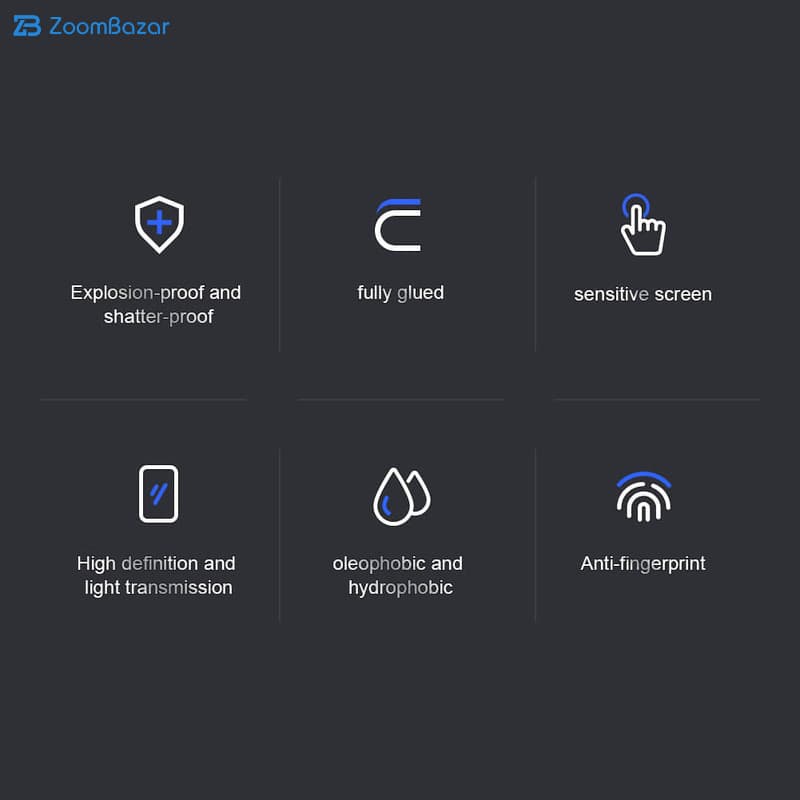 گلس نیلکین مدل Impact Resistant مناسب برای گوشی موبایل شیائومی Mi 13 Lite / Civi 2 بسته دو عددی — تصویر ۸