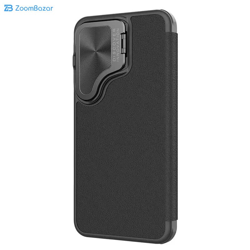 کیف کلاسوری نیلکین مدل Qin Prop Leather Classic Cloth مناسب برای گوشی موبایل سامسونگ Galaxy S24 Plus — تصویر ۳