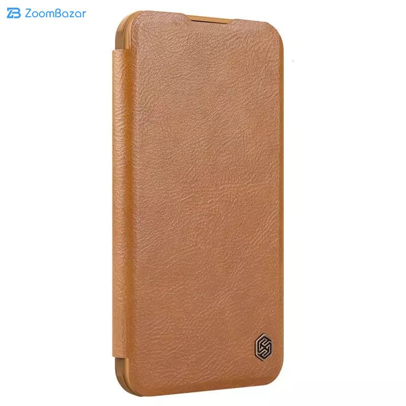 کیف کلاسوری نیلکین مدل Qin Prop Leather Classic Cloth مناسب برای گوشی موبایل سامسونگ Galaxy S24 Plus — تصویر ۵