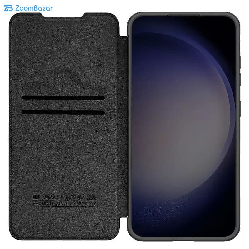 کیف کلاسوری نیلکین مدل Qin Prop Leather Classic Cloth مناسب برای گوشی موبایل سامسونگ Galaxy S24 Plus — تصویر ۷