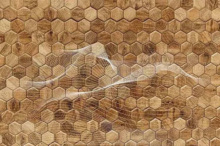 پوستر دیواری موج هندسی — تصویر ۲