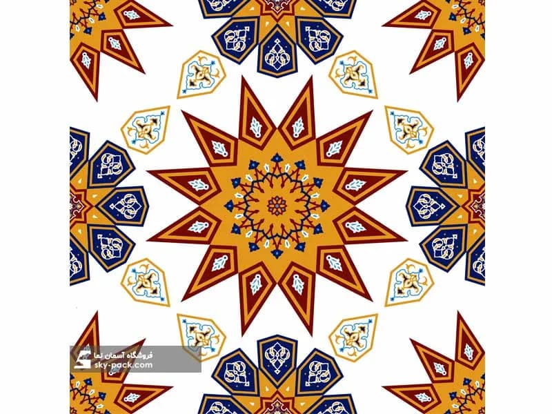 سمان مجازی طرح اسلیمی اسلامی — تصویر ۲