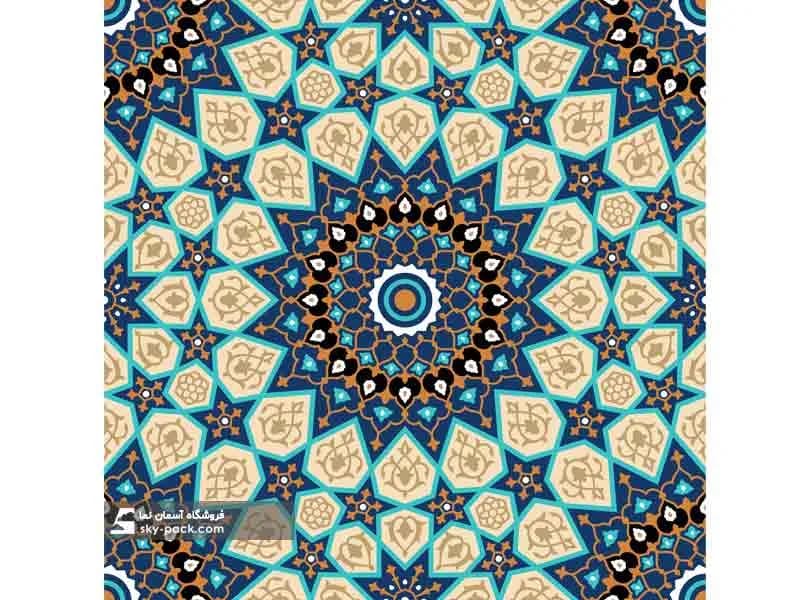 آسمان مجازی طرح اسلیمی و اسلامی