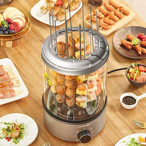 کباب پز بدون دود شیائومی BBQ smokeless Liven KL-J121 — تصویر ۲