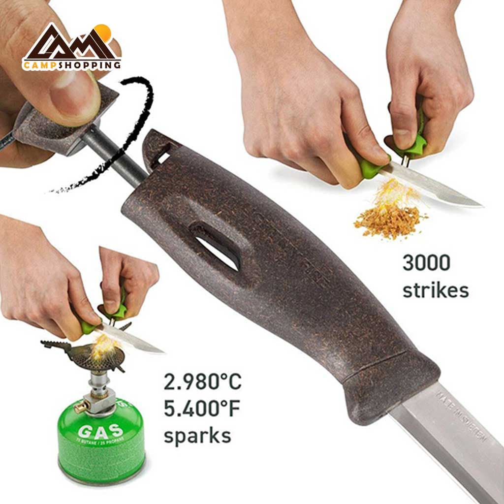 چاقو و چخماق لایت مای فایر مدل 2019 swedish fireknife — تصویر ۴