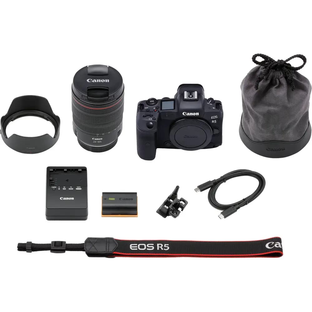 دوربین بدون آینه کانن Canon EOS R5 RF 24-105mm f/4L — تصویر ۶