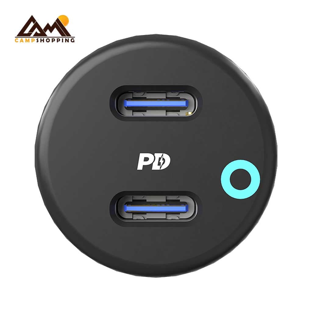 شارژر فندکی 45W پاورولوجی مدل PCCSR006 — تصویر ۳