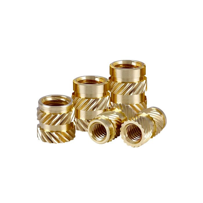 مهره برنجی آجدار خمیده M3*8*5