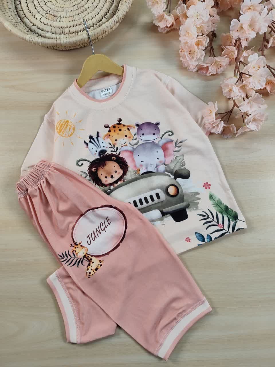 تیشرت و شلوارک بچگانه حیوانات 2 — تصویر ۵