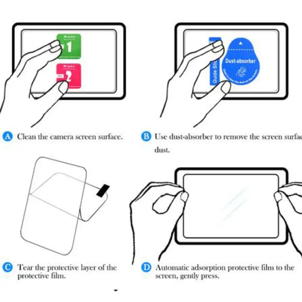 محافظ صفحه نمایش LCD Screen Protector for Canon 850D — تصویر ۳