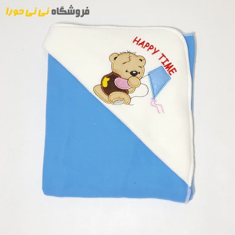 پتو دور پیچ کلاهدار طرح خرس — تصویر ۲