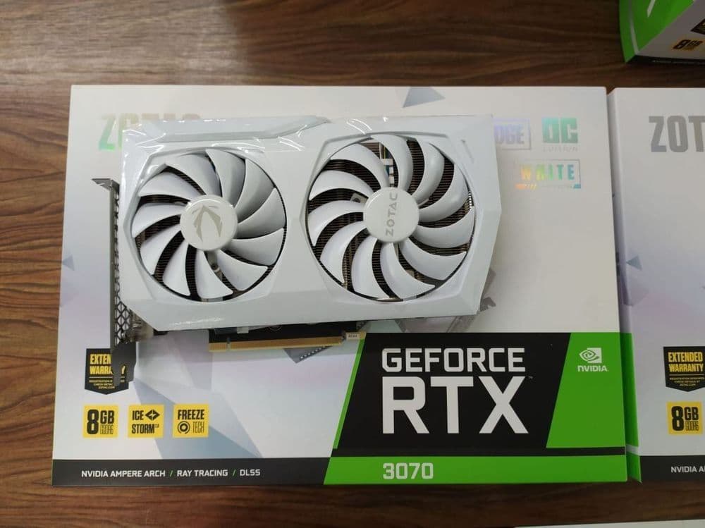 کارت گرافیک استوک زوتاک ZOTAC RTX 3070 Twin Edge White OC 8GB ظرفیت 8 گیگابایت — تصویر ۳