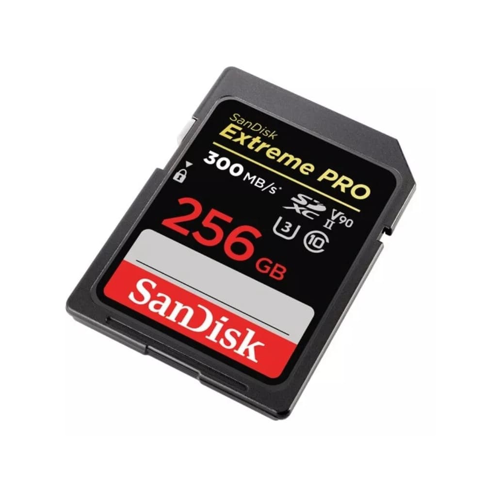 کارت حافظه سندیسک Extreme Pro sdxc uhs-ii حافظه 256 گیگابایت سرعت 300 مگابایت — تصویر ۳