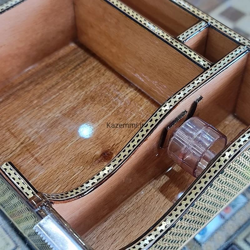 ست اداری 3 کاره رومیزی خاتم کندویی — تصویر ۵