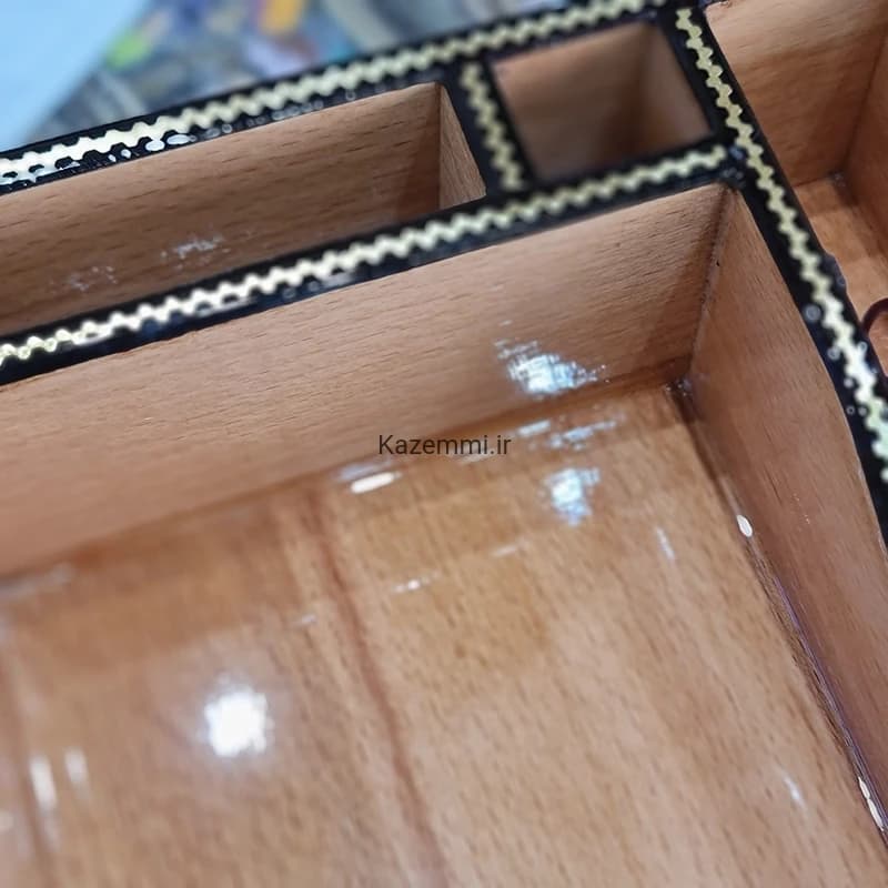 ست اداری 3 کاره رومیزی خاتم خورشیدی — تصویر ۴