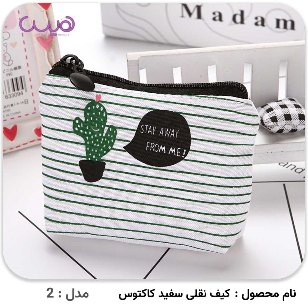 کیف نقلی سفید کاکتوس — تصویر ۴