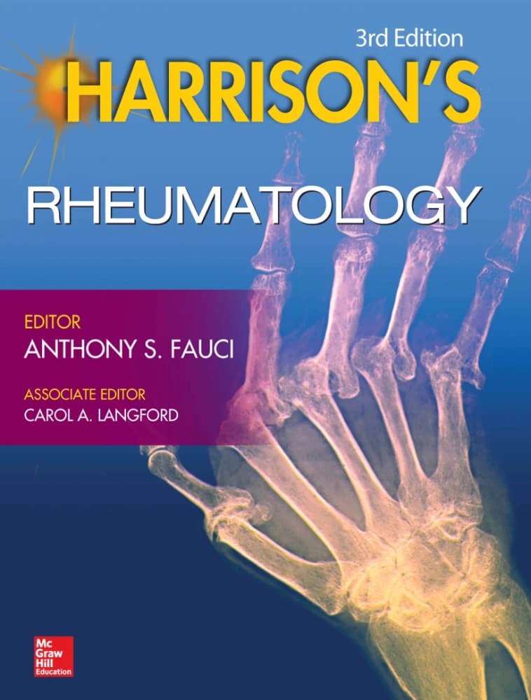 کتاب Harrison’s Rheumatology, 3rd Edition (روماتولوژی هاریسون، ویرایش سوم) نسخه انگلیسی PDF | آنتونی اس. فاوچی
