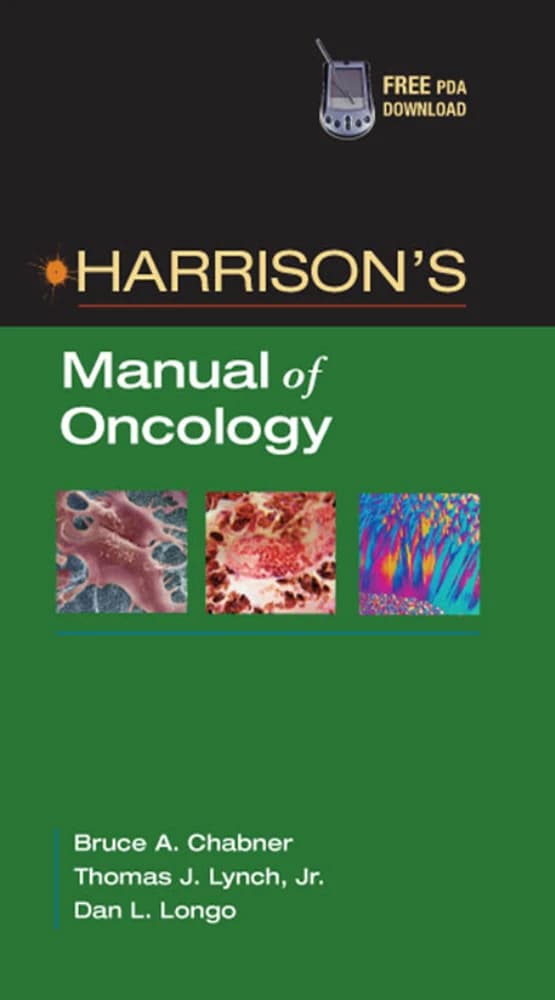 کتاب Harrison’s Manual of Oncology (راهنمای سرطان شناسی هاریسون) نسخه انگلیسی PDF | بروس دی. چسون