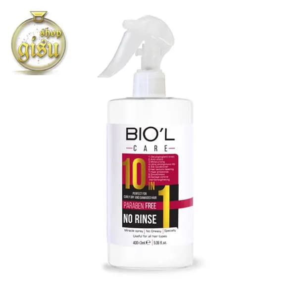 اسپری نرم کننده مو 10کاره 10in1 بیول(BIOL) حجم 400ml