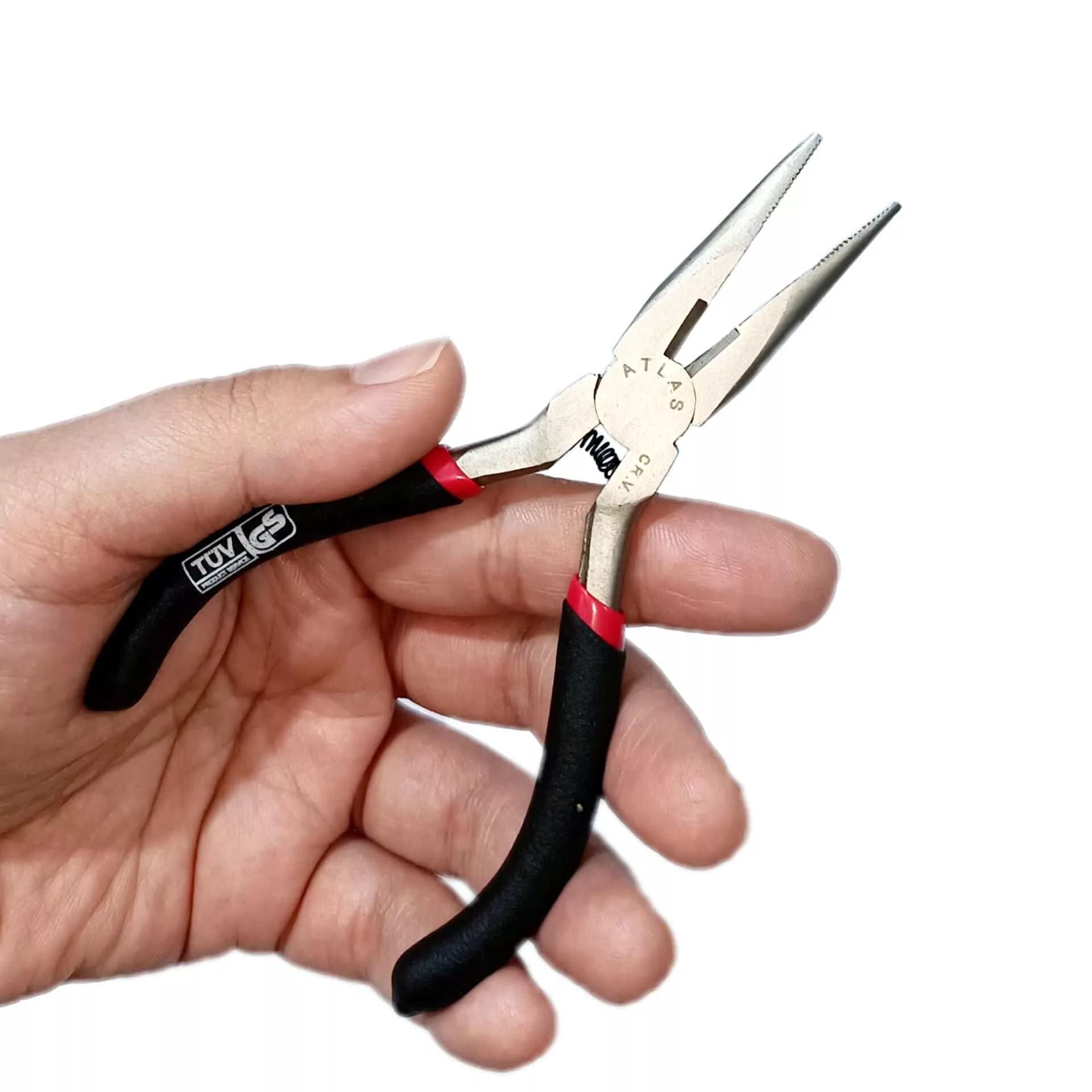 انبر مینیاتوری الکترونیکی اطلس مدل MINI PLIER مجموعه دو عددی — تصویر ۳