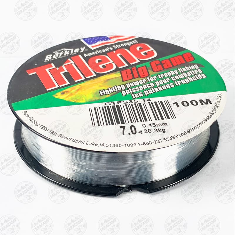 نخ ماهیگیری برکلی Berkley Trilene سایز ۰.۳۰ ، ۱۰۰ متر — تصویر ۳