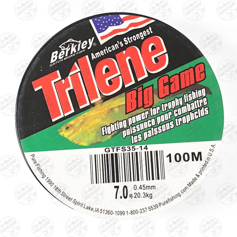نخ ماهیگیری برکلی Berkley Trilene سایز ۰.۳۰ ، ۱۰۰ متر — تصویر ۲