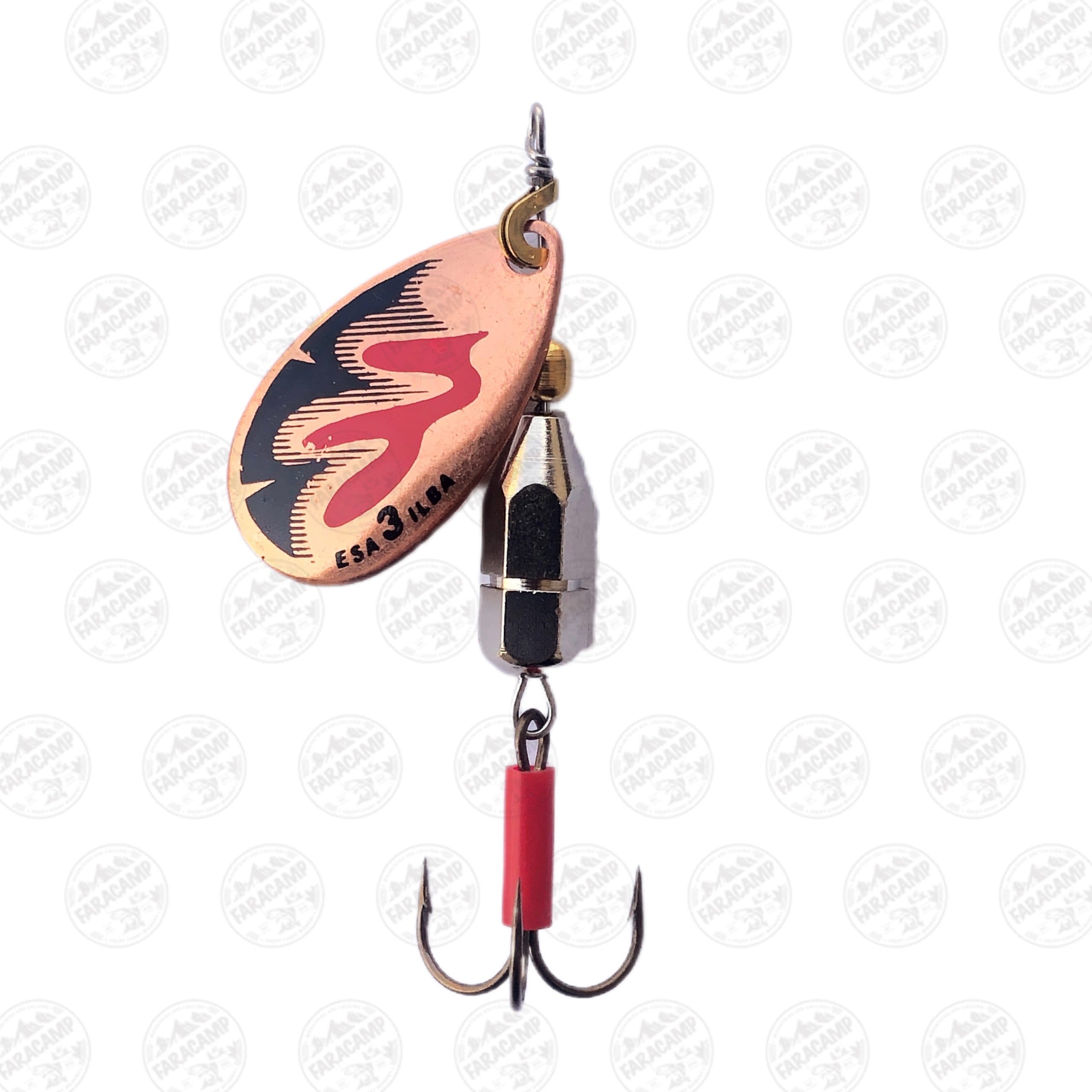 لانسه ماهیگیری سایز ۳ ایلبا Copper / red & Black ESA ilba