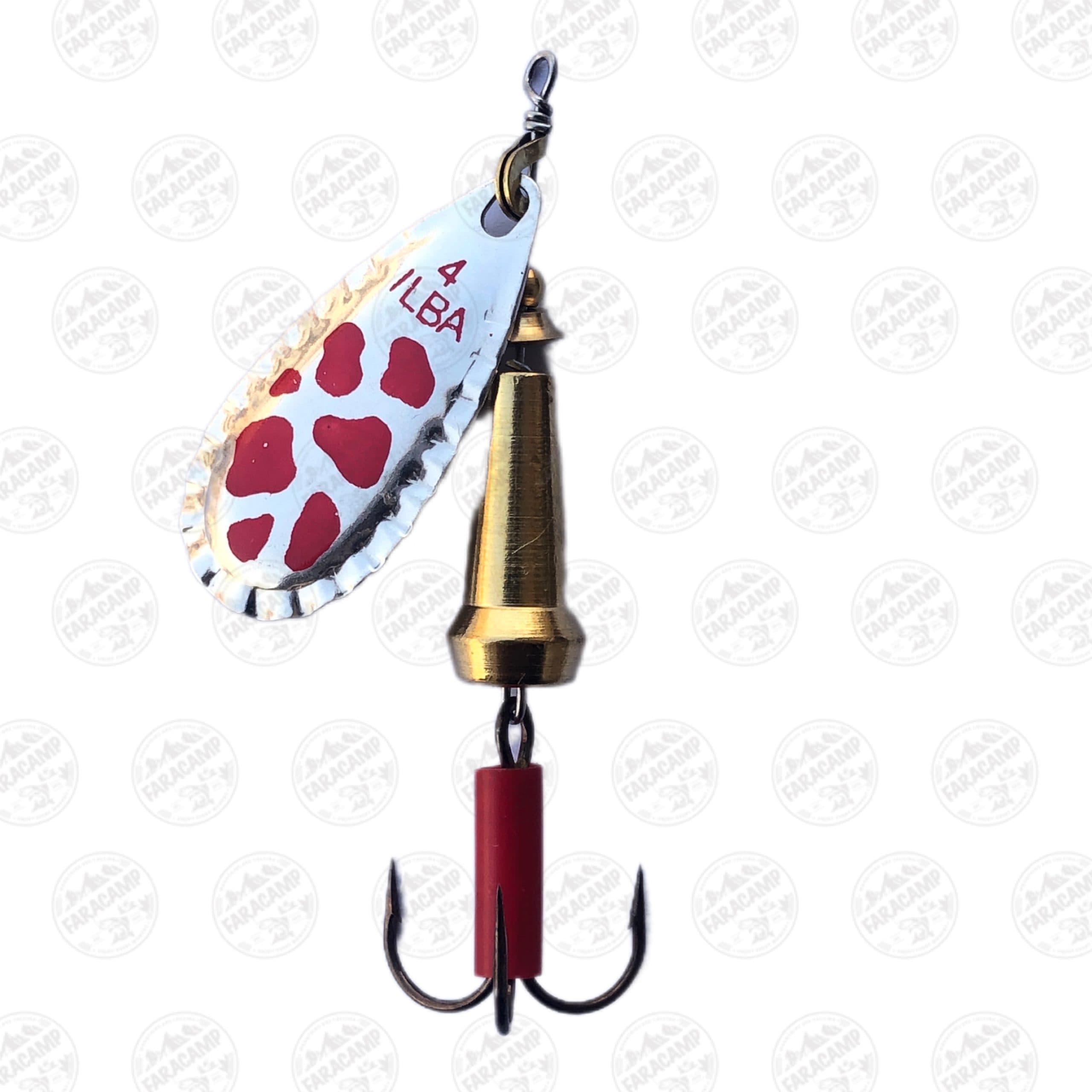 لانسه ماهیگیری سایز ۴ ایلبا Silver-Red ilba