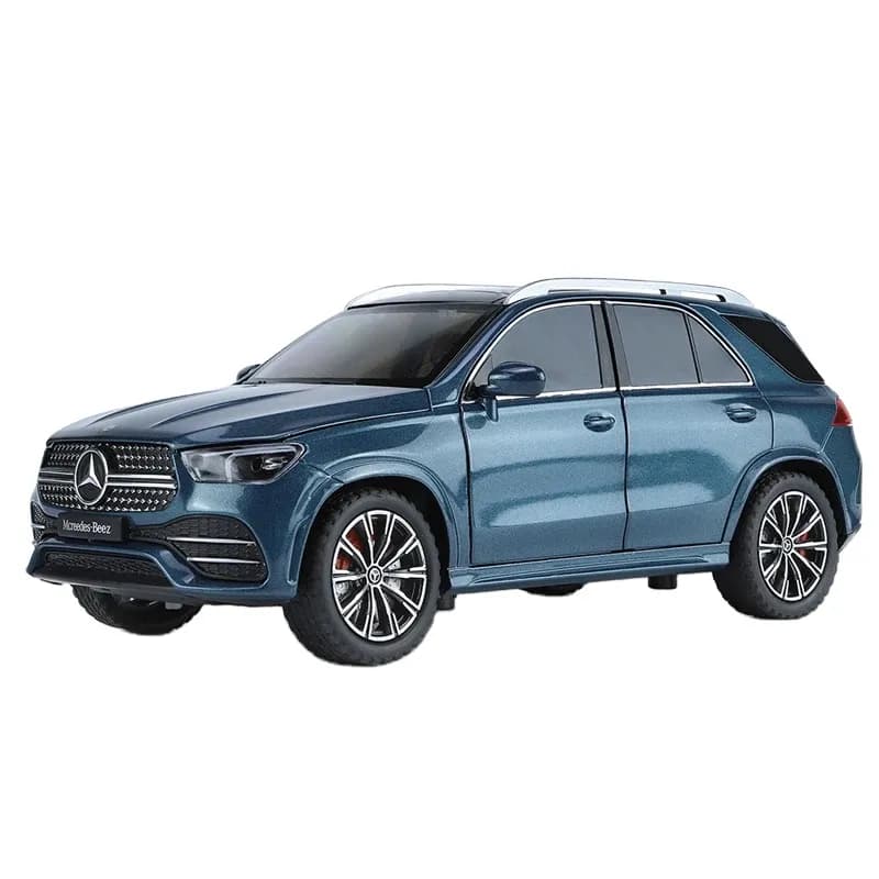 ماشین فلزی مرسدس بنز آبی مدل GLE350 — تصویر ۷