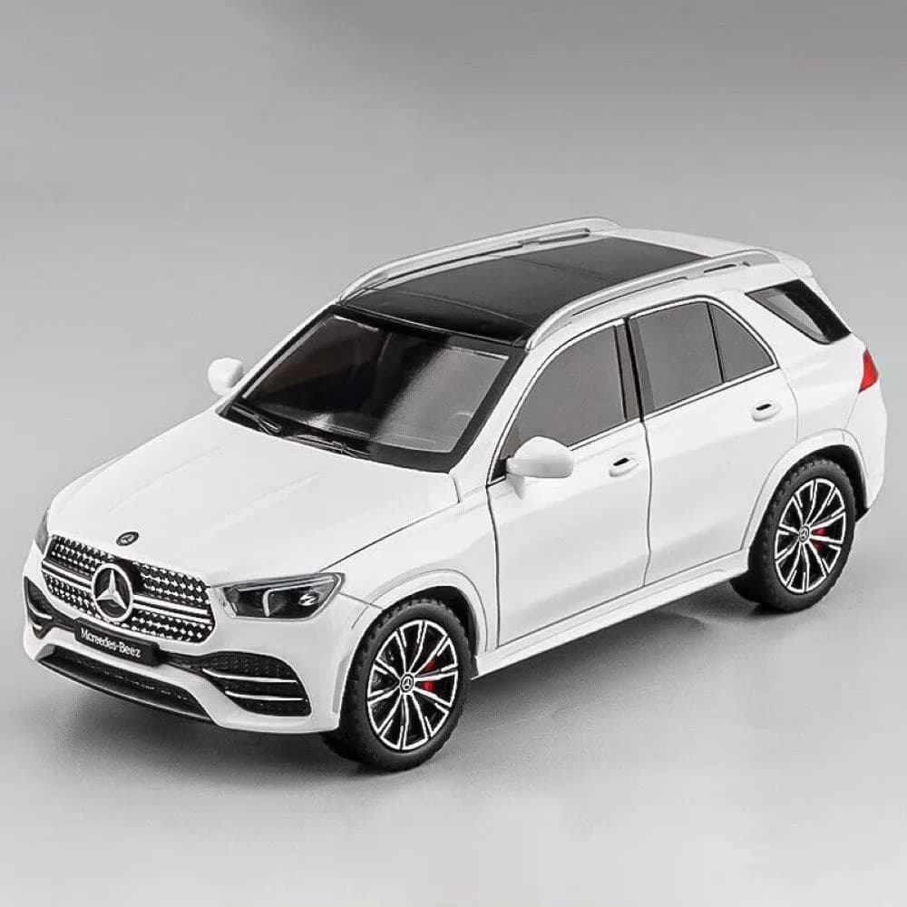 ماشین فلزی مرسدس بنز سفید مدل GLE350 — تصویر ۴