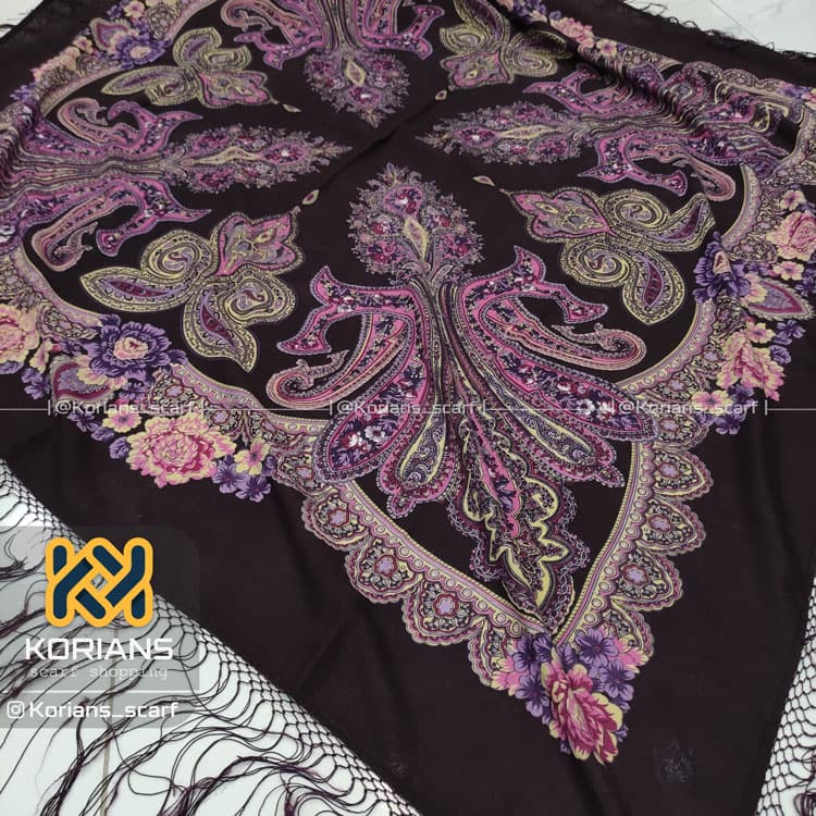 روسری نخی ترک کد Rs19501 — تصویر ۴