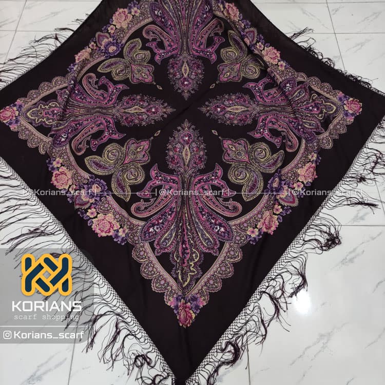 روسری نخی ترک کد Rs19501 — تصویر ۲