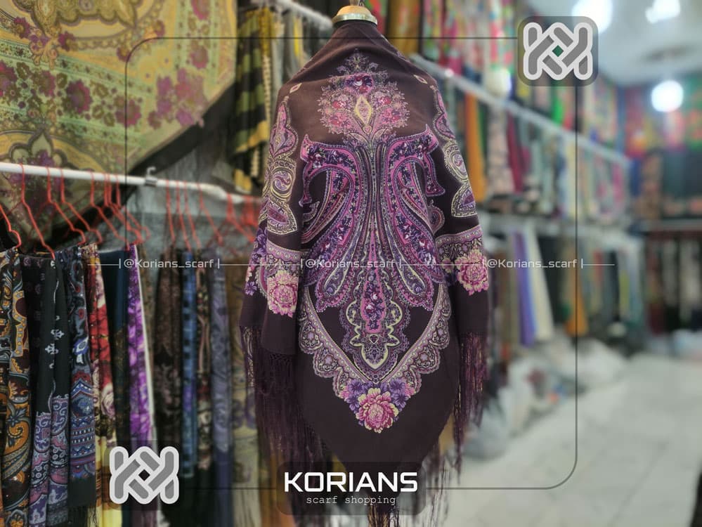 روسری نخی ترک کد Rs19501 — تصویر ۵